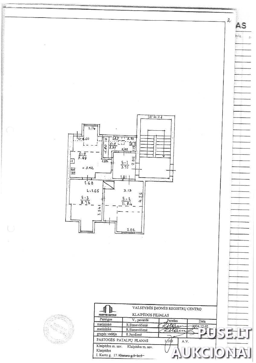 Butas Patalpos/Butai I. Kanto g. 17, 92241 Klaipėda, Klaipėdos m. sav. 1