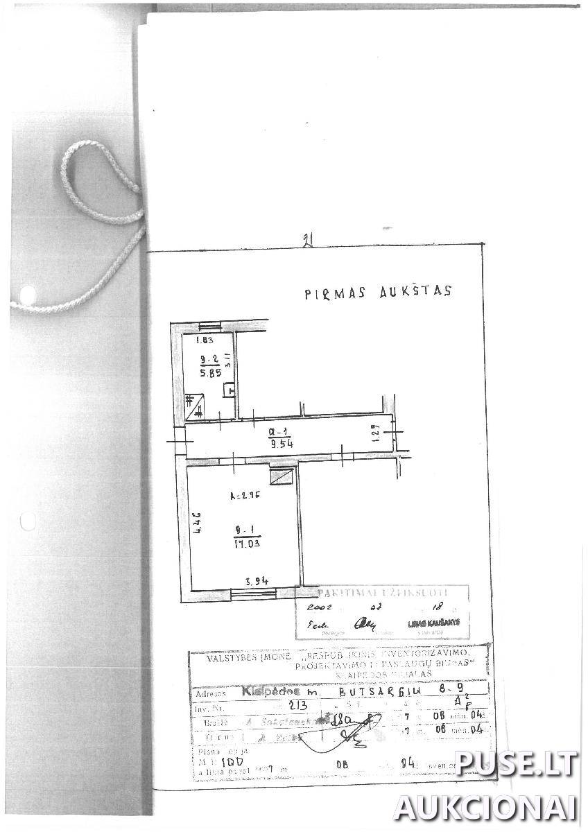 Butas Patalpos/Butai Butsargių g. 8, 91252 Klaipėda, Klaipėdos m. sav. 1