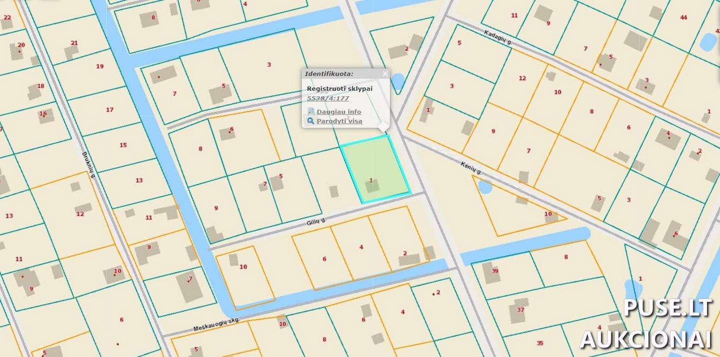 Žemės sklypas Sklypai Gilių g. 1, 96175 Vaiteliai, Dauparų-Kvietinių sen., Klaipėdos r. sav. 2