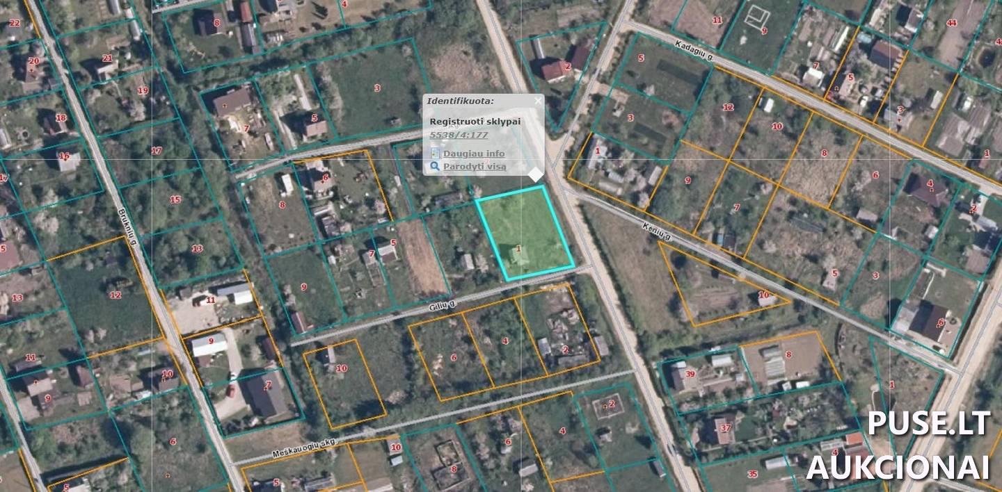 Žemės sklypas Sklypai Gilių g. 1, 96175 Vaiteliai, Dauparų-Kvietinių sen., Klaipėdos r. sav. 3
