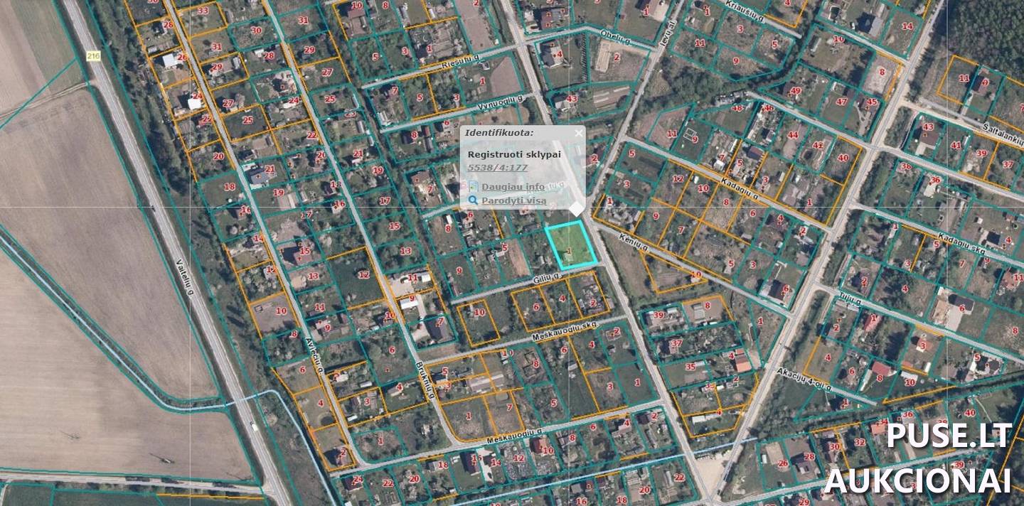Žemės sklypas Sklypai Gilių g. 1, 96175 Vaiteliai, Dauparų-Kvietinių sen., Klaipėdos r. sav. 4