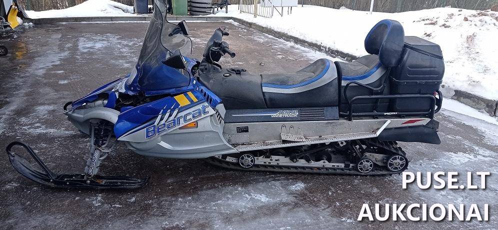 Sniego motociklas Arctic Cat Bearcat 660WT su priekaba Thule Trailers Brenderup Motociklas 2