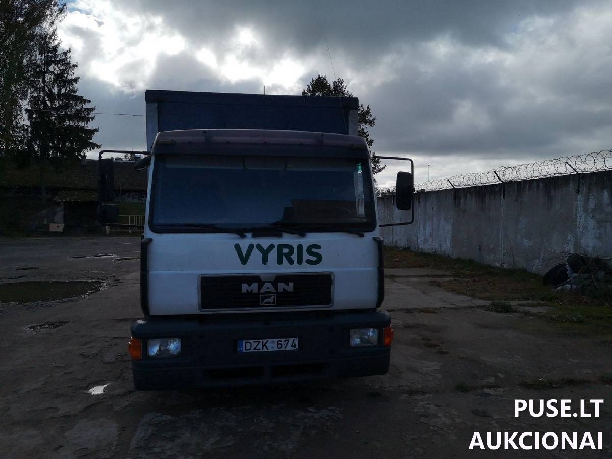 MAN 12.224 v/n DZK674 Krovininis automobilis nuo 3,5t. iki 12t. 2