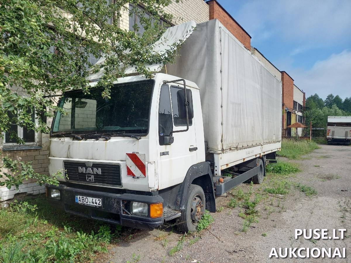 MAN 8.163 v/n ABO442 Krovininis automobilis nuo 3,5t. iki 12t. 2