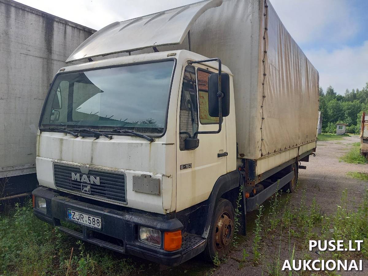 MAN 8.163 v/n ZJR588 Krovininis automobilis nuo 3,5t. iki 12t. 2