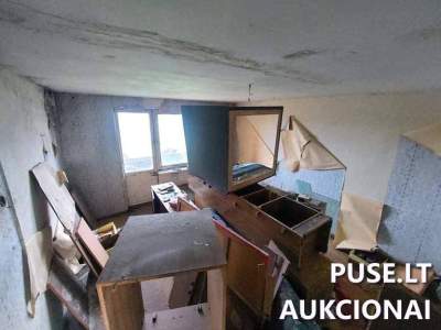 Pigei parduodamas 1 kambario butas su rūsiu Radviliškio rajone, Pakiršinio kaime, 1200 EUR pradinė kaina