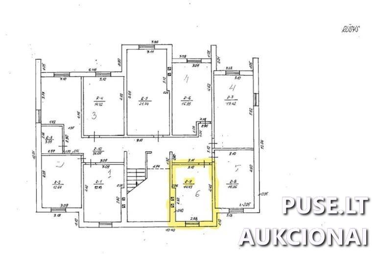 Butas Nr.6 Patalpos/Butai Kaštonų g. 7A, 81108 Gedintės, Kuršėnų kaimiškoji sen., Šiaulių r. sav. 1