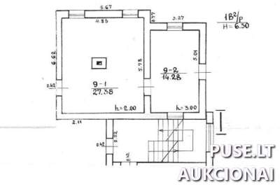 Administracinio pastato dalis ir šiltnamis Vilniaus rajone, Akmenytės k., kaina nuo 13268 EUR