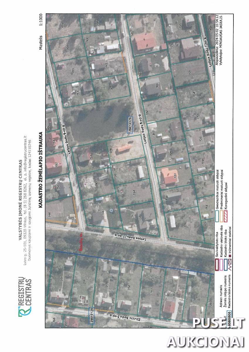 Žemės sklypas Sklypai Lelijos Sodų 8-oji g. 5, 79213 Šiauliai, Šiaulių m. sav. 1