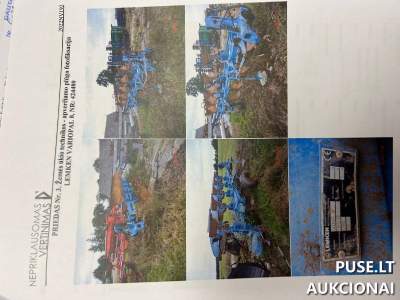 Apverčiamas plūgas LEMKEN parduodamas aukcione nuo 6600 EUR
