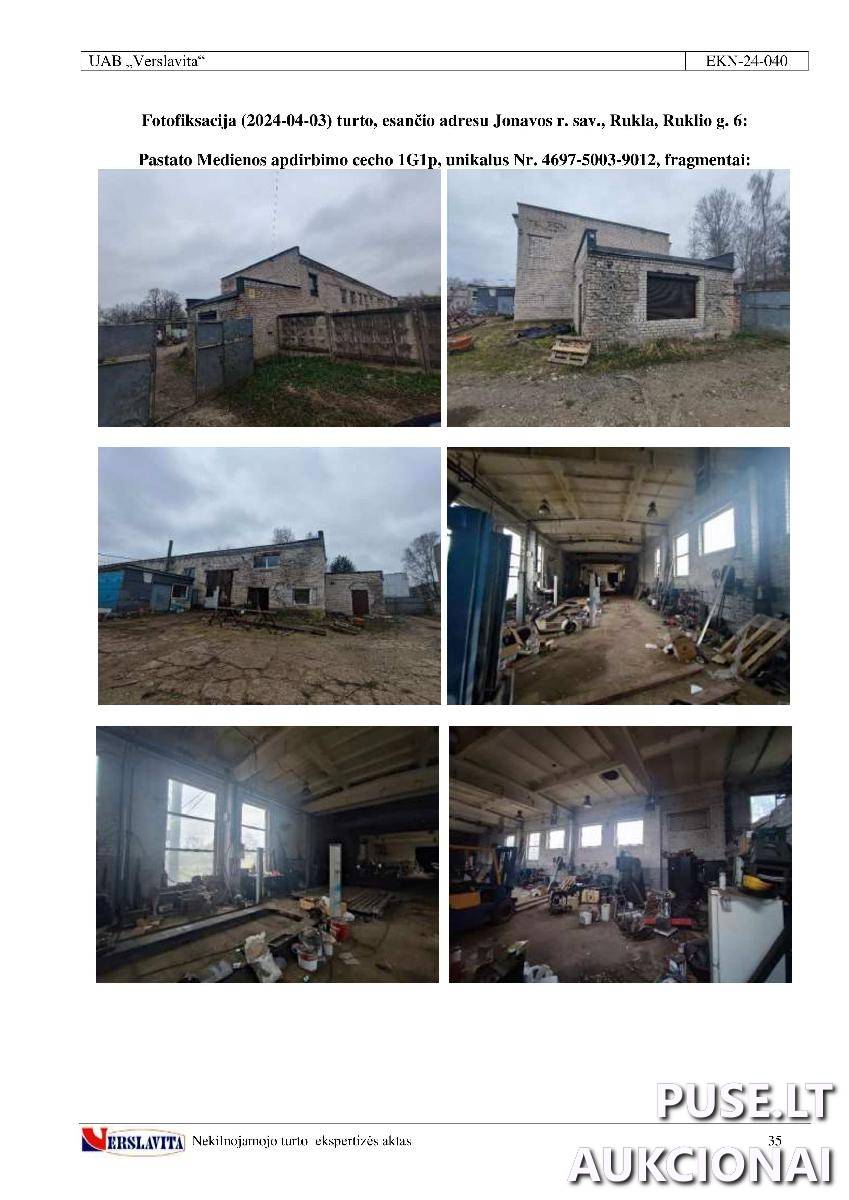 Medienos apdirbimo cechas Pastatai Ruklio g. 6, 55293 Rukla, Ruklos sen., Jonavos r. sav. 1