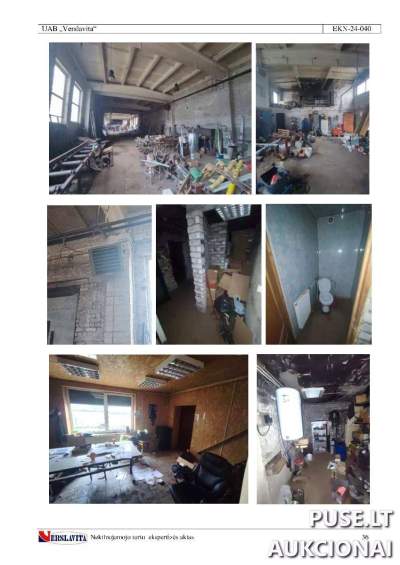 Medienos apdirbimo cechas Jonavos rajone, Ruklos miestelyje, Rukulio g. 6, pradinė kaina 44000 EUR