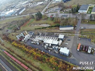 Nekilnojamojo turto kompleksas Vievyje, Stoties g. su geležinkeliu, pradinė kaina 3547964 EUR