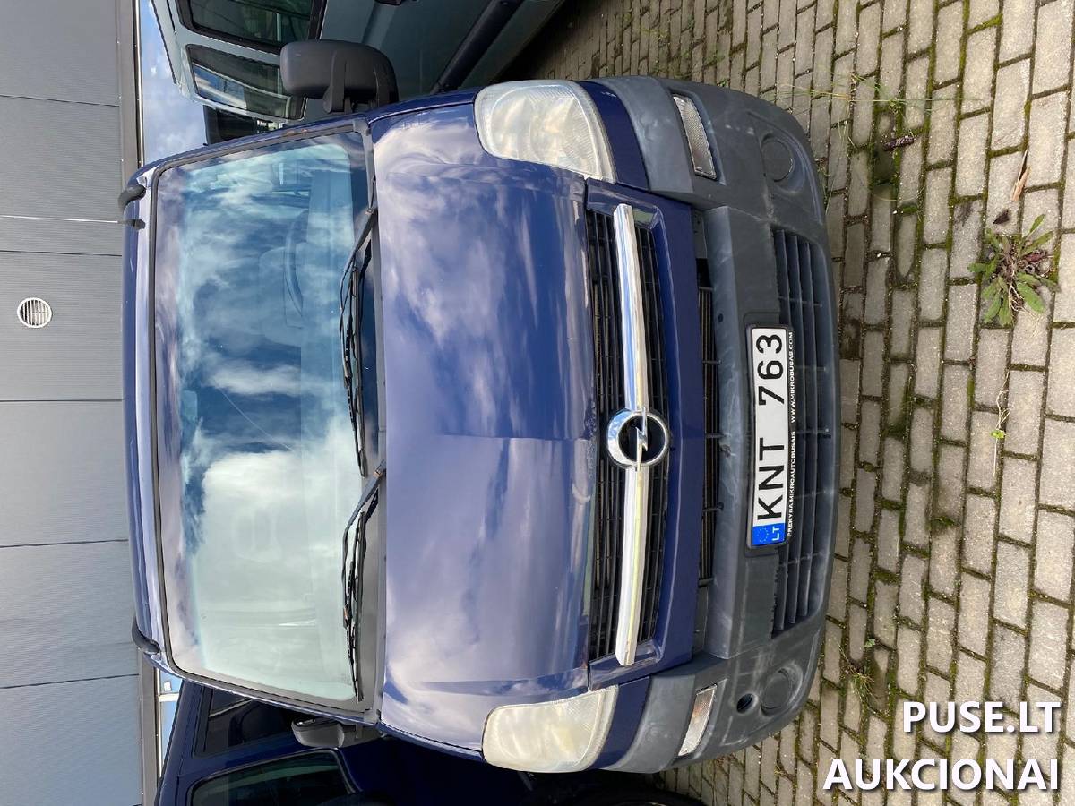 OPEL MOVANO, VALST. NR. KNT763 Krovininis automobilis iki 3,5t. 2
