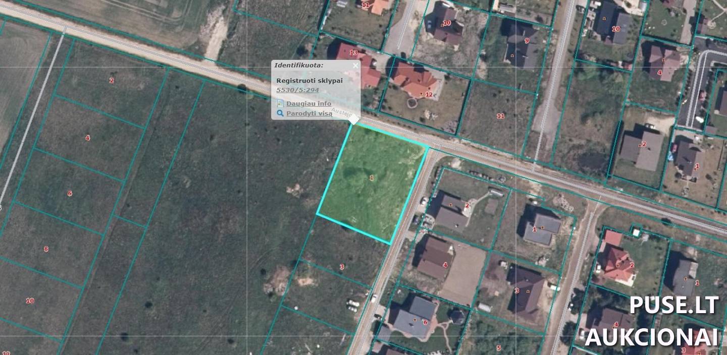 Žemės sklypas Sklypai Kaimynų g. 1, 96328 Budrikai, Sendvario sen., Klaipėdos r. sav. 6