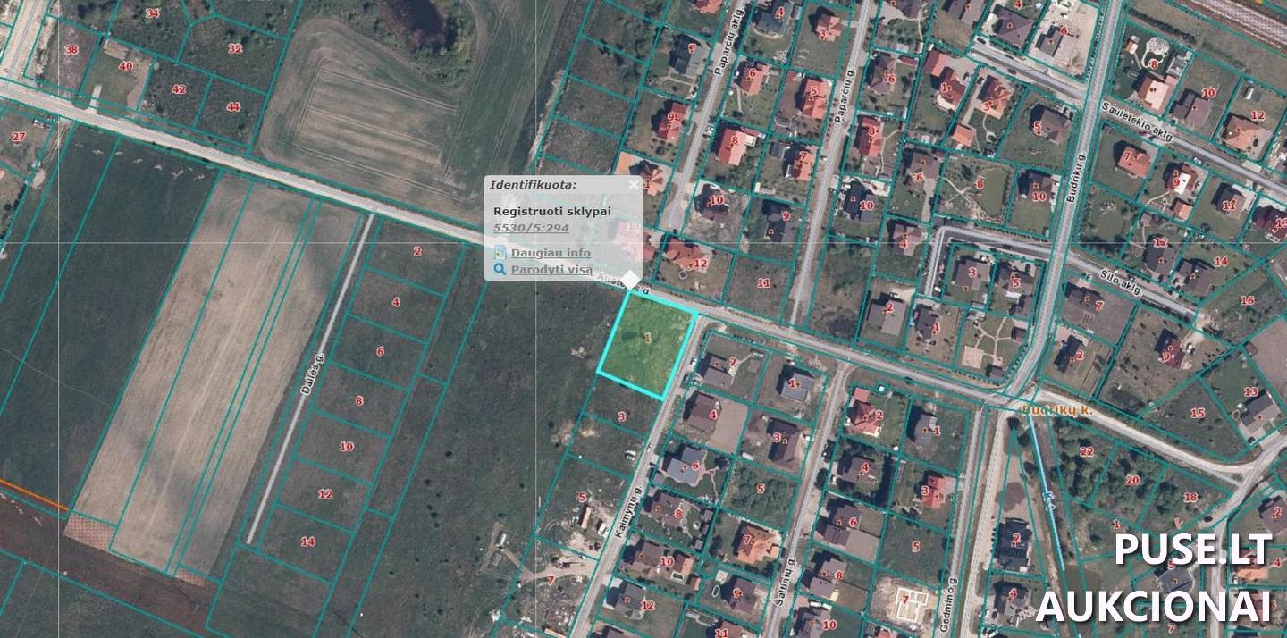 Žemės sklypas Sklypai Kaimynų g. 1, 96328 Budrikai, Sendvario sen., Klaipėdos r. sav. 7