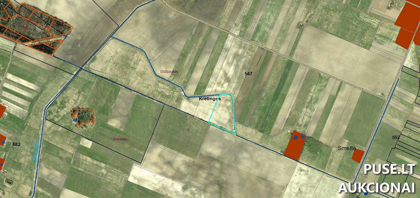 Žemės sklypas Sklypai Smeltė, Darbėnų sen., Kretingos r. sav. 4