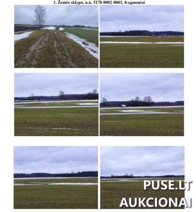 Žemės sklypas Marijampolės rajone, Smilgių kaime, 0.2601 ha, pradinė kaina 1140 EUR