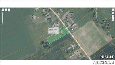 Žemės sklypas Radviliškio r. sav., Skomaičių k., Lankos g. 11, 0.2802 ha, pradinė kaina 4688 EUR