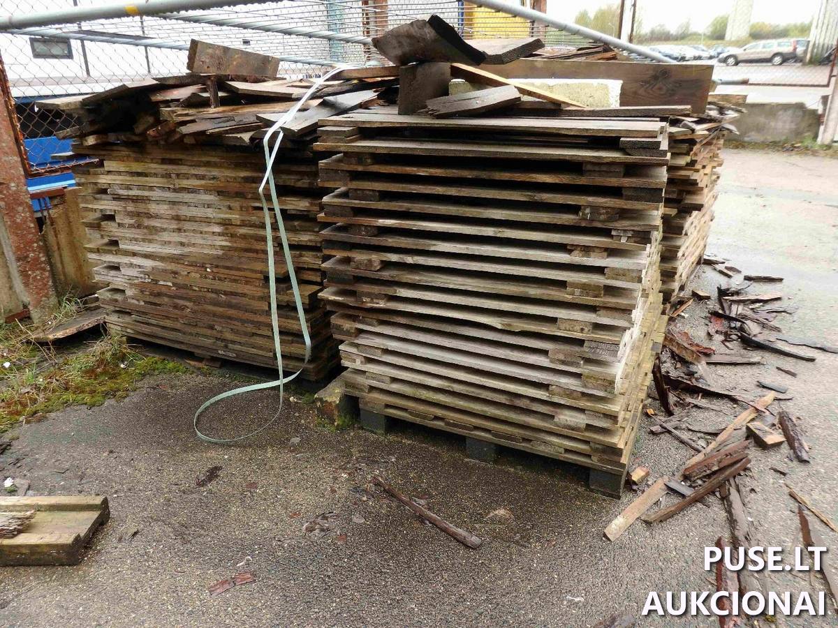 2220 kg medinių ruošinių padėklų gamybai Kitas turtas 2
