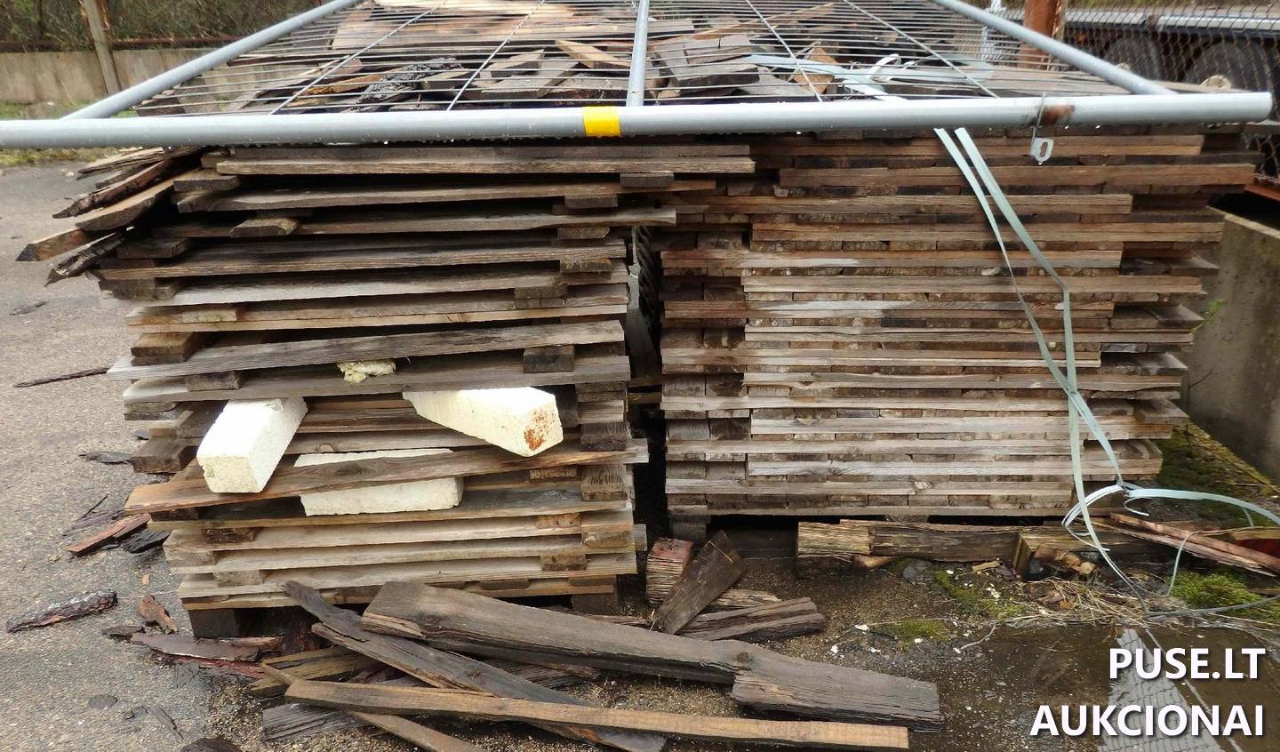 2220 kg medinių ruošinių padėklų gamybai Kitas turtas 4