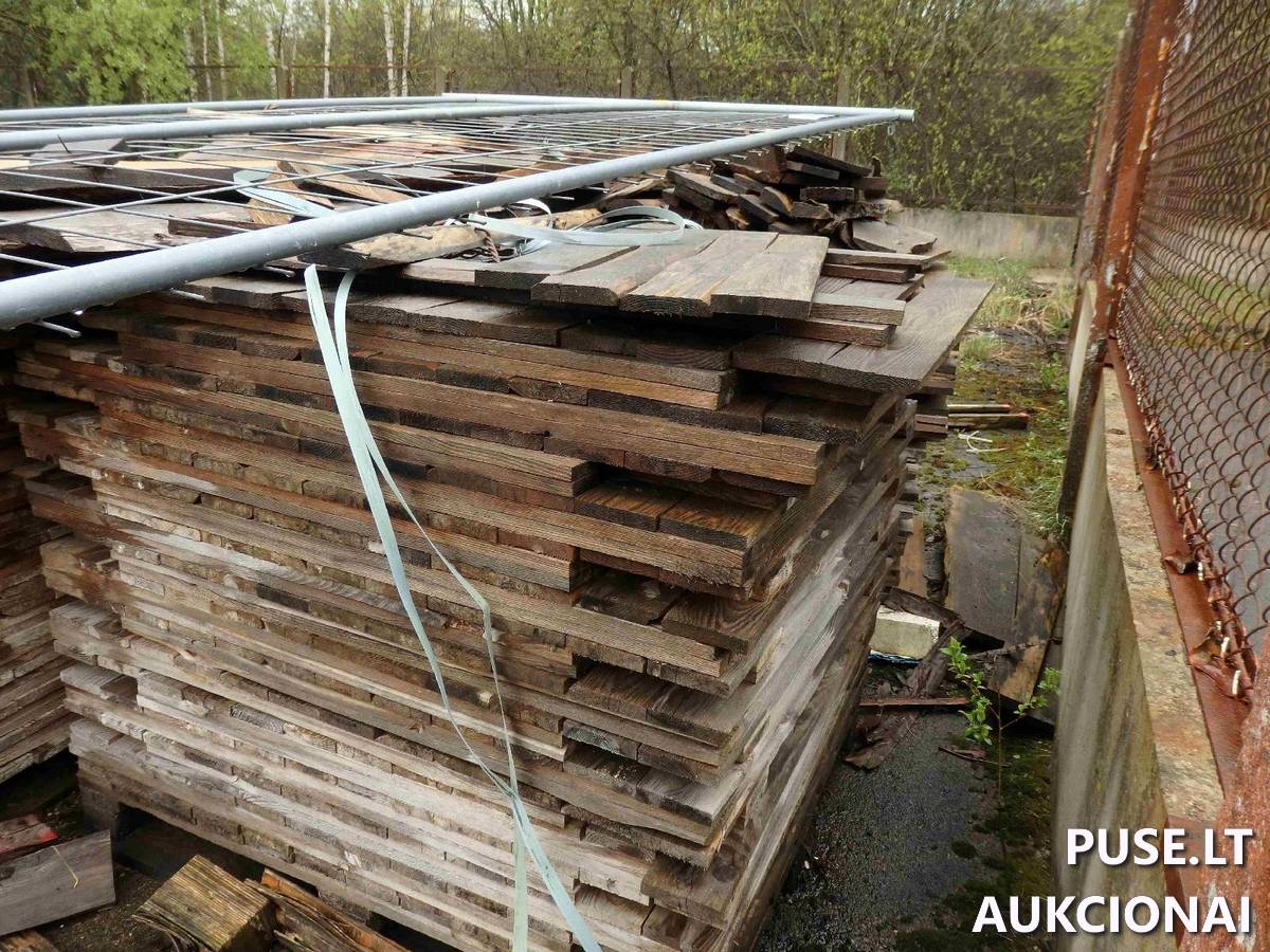 2220 kg medinių ruošinių padėklų gamybai Kitas turtas 5