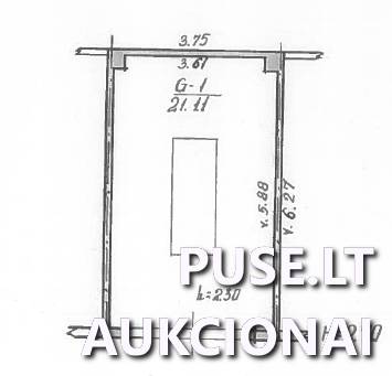 Garažas Pastatai Tvirtovės g. 11, 63233 Alytus, Alytaus m. sav. 1
