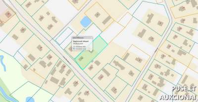 Žemės sklypo 1/3 dalis Pakruojo rajone, Šukionių kaime, pradinė kaina 9000 EUR