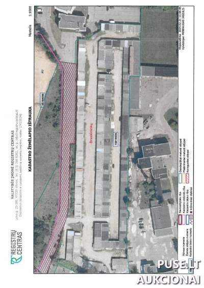 Garažo bokso dalis Druskininkuose 20.82 kv.m 80 EUR pradinė kaina