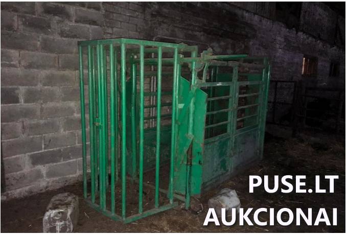 Mėsinių galvijų aptvaras su veterinarinėmis staklėmis ROSTASL Mašinos ir įrengimai 1