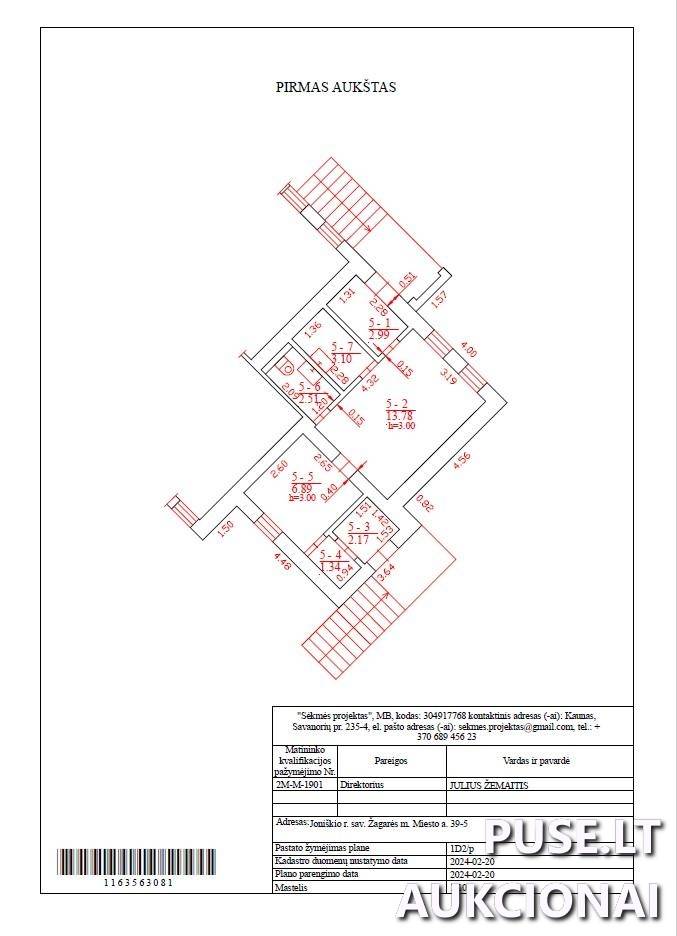 Gydymo patalpos Patalpos/Butai Žagarės g. 39, 84123 Joniškis, Joniškio sen., Joniškio r. sav. 1