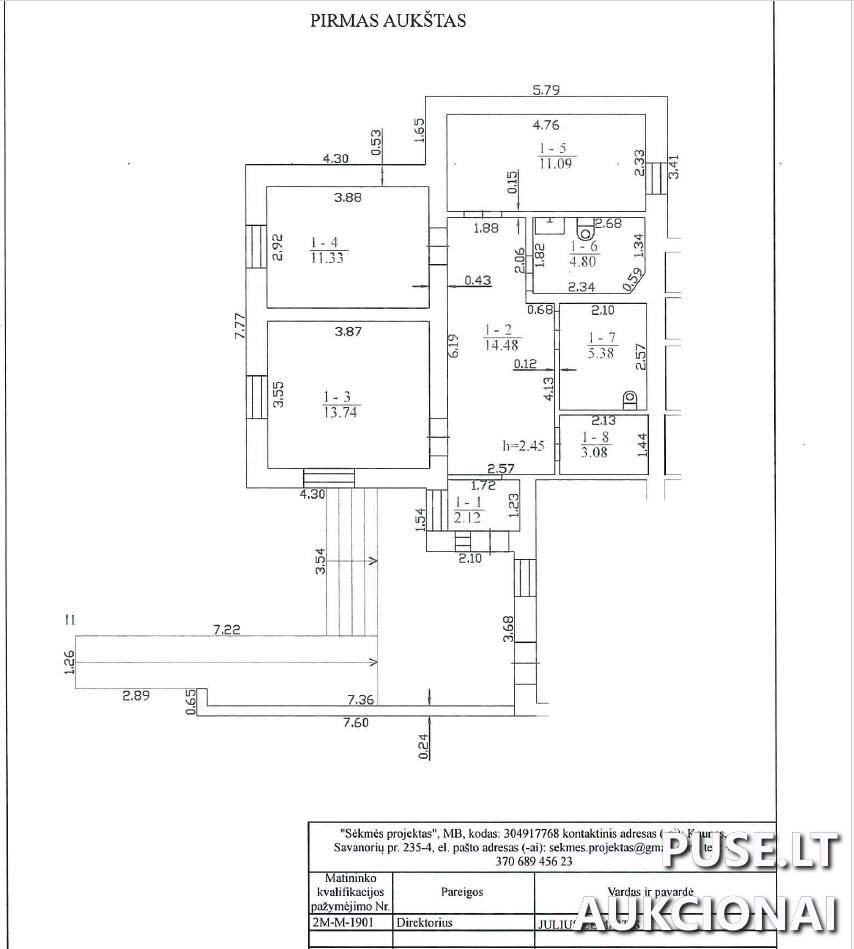 Administracinės patalpos Patalpos/Butai Žagarės g. 40, 84109 Joniškis, Joniškio sen., Joniškio r. sav. 1