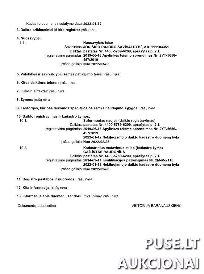 Gyvenamas namas Pastatai Urėdijos g. 6, 84193 Beržininkai, Kepalių sen., Joniškio r. sav. 8