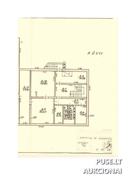 Parduodama mokykla Joniškio rajone, Kirnaičiuose, 593 kv.m, pradinė kaina 20704 EUR