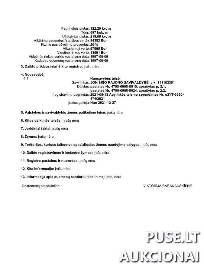 Parduotuvė Pastatai Sodžiaus g. 4, 84363 Daukšiai, Žagarės sen., Joniškio r. sav. 6