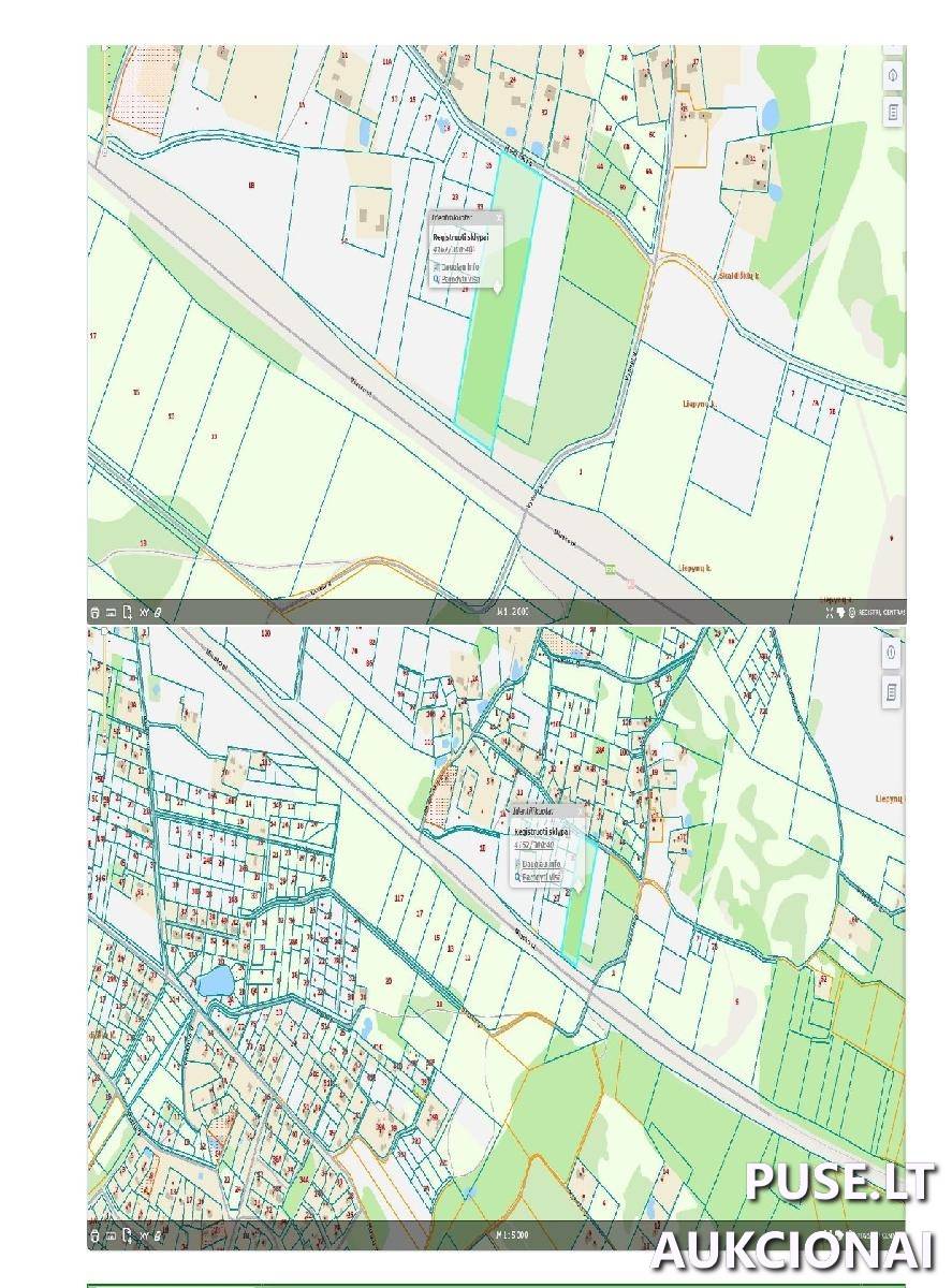 Žemės sklypas Sklypai Motiejiškių g., Motiejiškės, Nemėžio sen., Vilniaus r. sav. 1