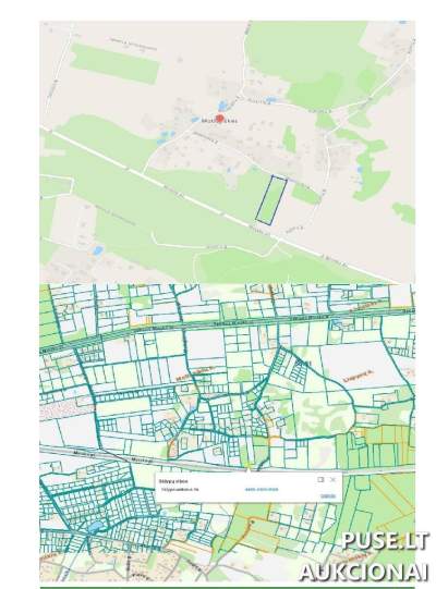 Žemės ūkio paskirties sklypo dalis Vilniaus rajone, Motiejiškių kaime, 3136 EUR pradine kaina