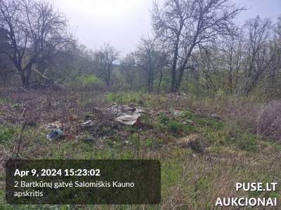 Žemės sklypas Kaišiadorių rajone, Salomiškio kaime, pradinė kaina 3200 EUR