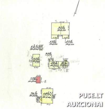 Parduodamos administracinės patalpos su žemės sklypu Švenčionių r. Januliškio k. 12-1, pradinė kaina 5900 EUR