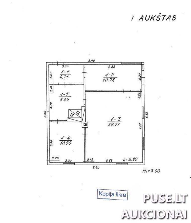 Gyvenamasis namas Pastatai S. Daukanto g. 37, 88155 Leilėnai, Tryškių sen., Telšių r. sav. 1