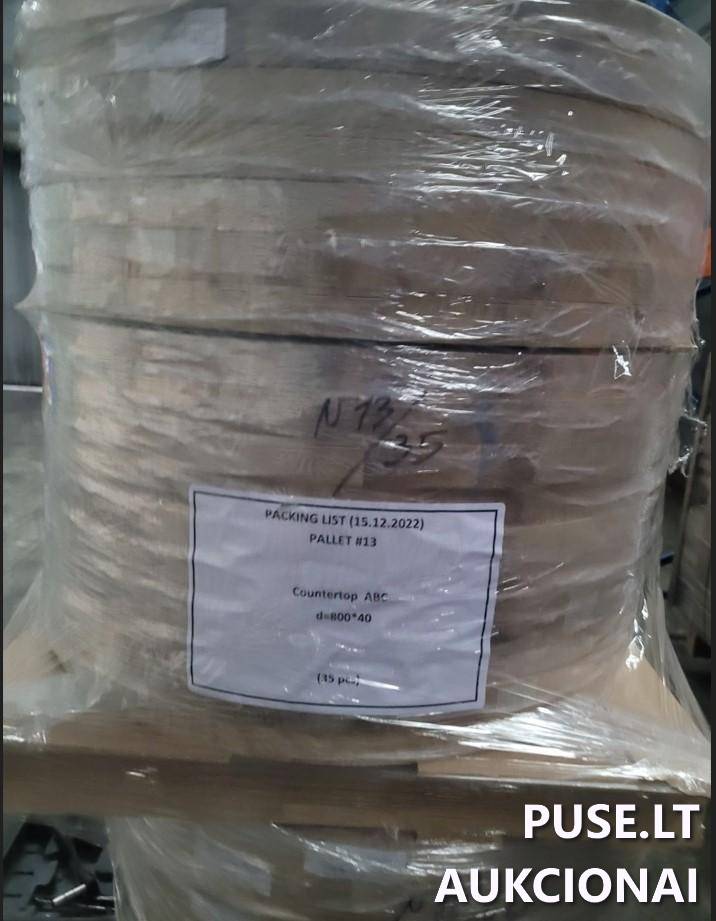 16022,50 kg medinių baldų dalys Kitas turtas 3