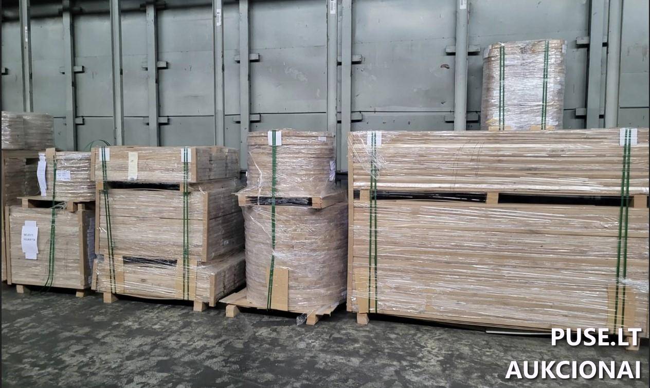 16022,50 kg medinių baldų dalys Kitas turtas 5