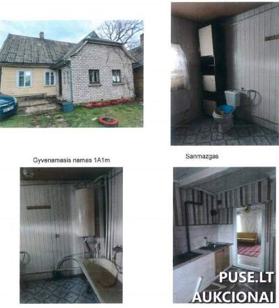 1/1 Žemės sklypas Tauragės r. sav., Skaudvilėje, Vilniaus g. 20 - Pradinė kaina 15200 EUR