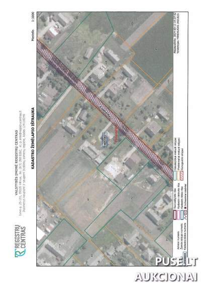 1/3 Gyvenamojo Namo Paliaudės g. 17, Rūtakiemio kaime, Panevėžio r. su 3 kambariais, Pradinė kaina 924 EUR