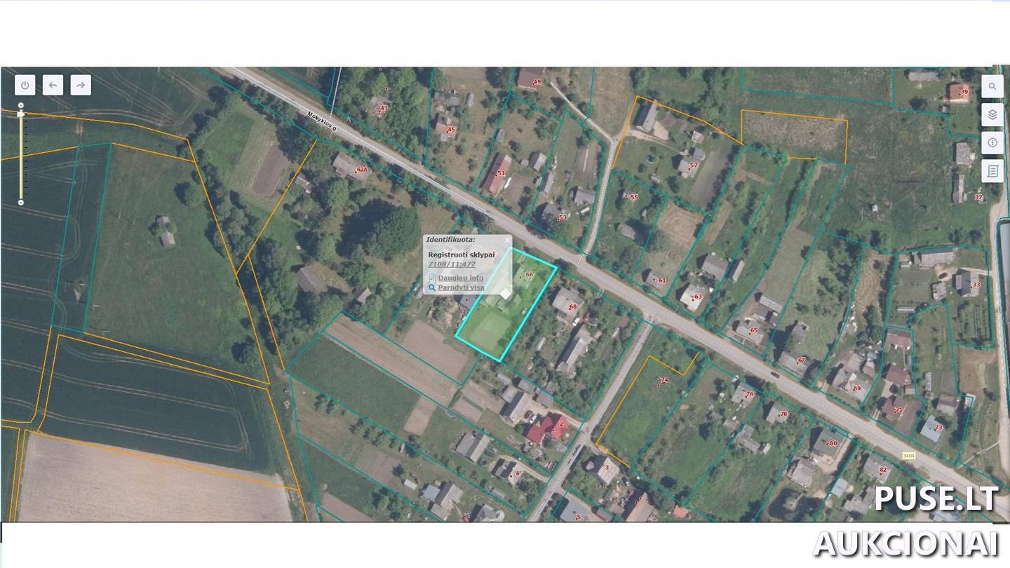 Žemės sklypas Sklypai Mokyklos g. 66, 82323 Baisogala, Baisogalos sen., Radviliškio r. sav. 1