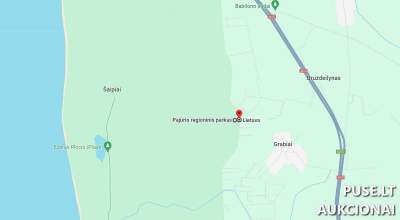 Žemės sklypas Klaipėdos rajone, Karklės kaime, parduodamas aukcione nuo 24480 EUR