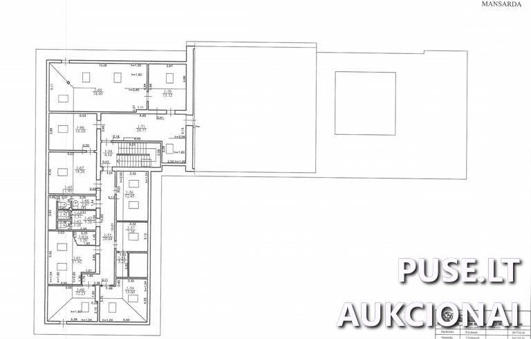Administracinės patalpos pažymėtos 1-6, 1-12 iki 1-21, 1-45 iki 1-71 Patalpos/Butai V. Kudirkos g. 12A, 21105 Trakai, Trakų sen., Trakų r. sav. 1