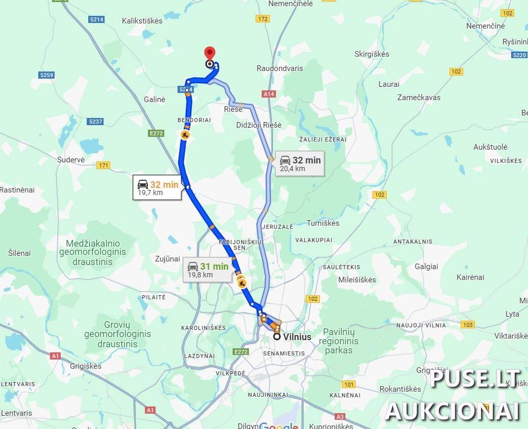 Žemės sklypas Sklypai Žudiškės, Riešės sen., Vilniaus r. sav. 1