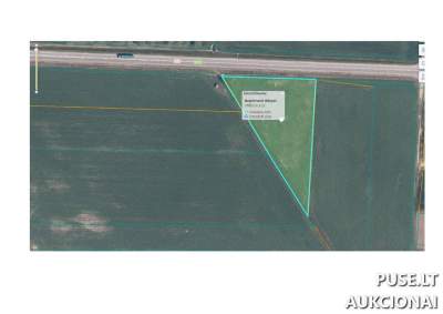 Žemės sklypas Telšių r. sav. Degaičių k. parduodamas aukcione 1728 EUR