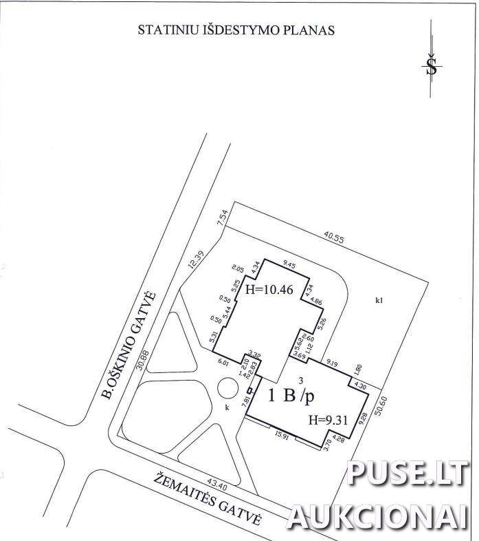 Nuomojamas turtas: Administracinis pastatas Pastatai Žemaitės g. 6, 00134 Palanga, Palangos m. sav. 2